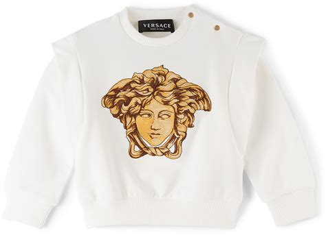 versace sweatshirt white